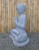 Product image 7 of the product “Lokesh - Seated Monk no hair, 64 cm H | cast stone ”